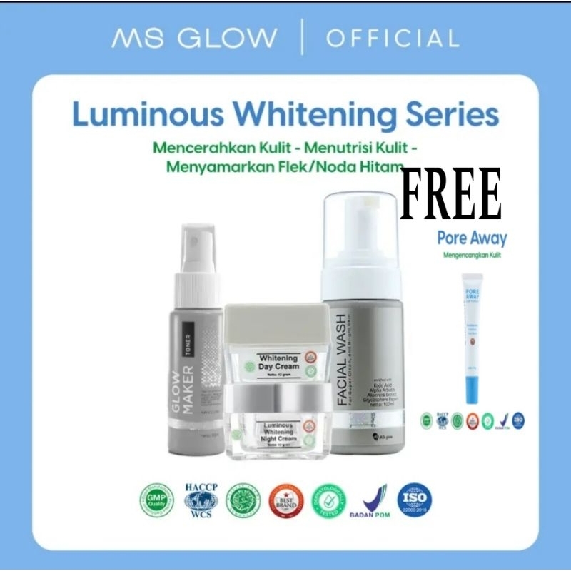 Jual MS GLOW PAKET WAJAH LUMINOUS Shopee Indonesia