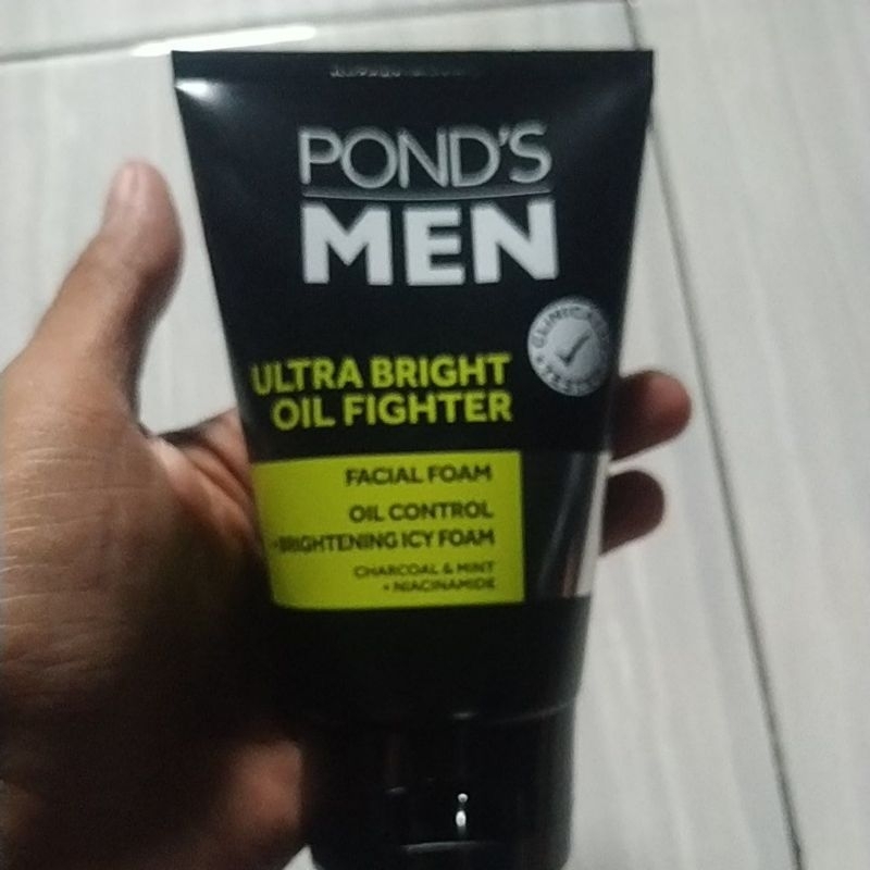 Jual Ponds Men Ultra Bright Oil Fighter G Shopee Indonesia