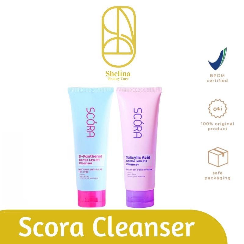 Jual Scora Cleanser Gentle Low Ph D Panthenol Salicylic Acid Shopee