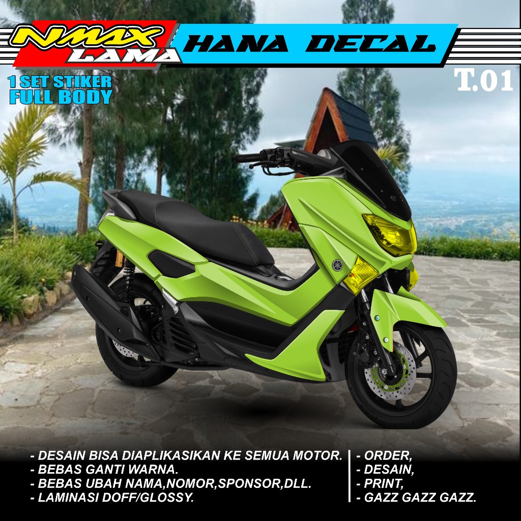 Jual Cod Decal Nmax Old Sticker Decal Full Body Yamaha Nmax Lama