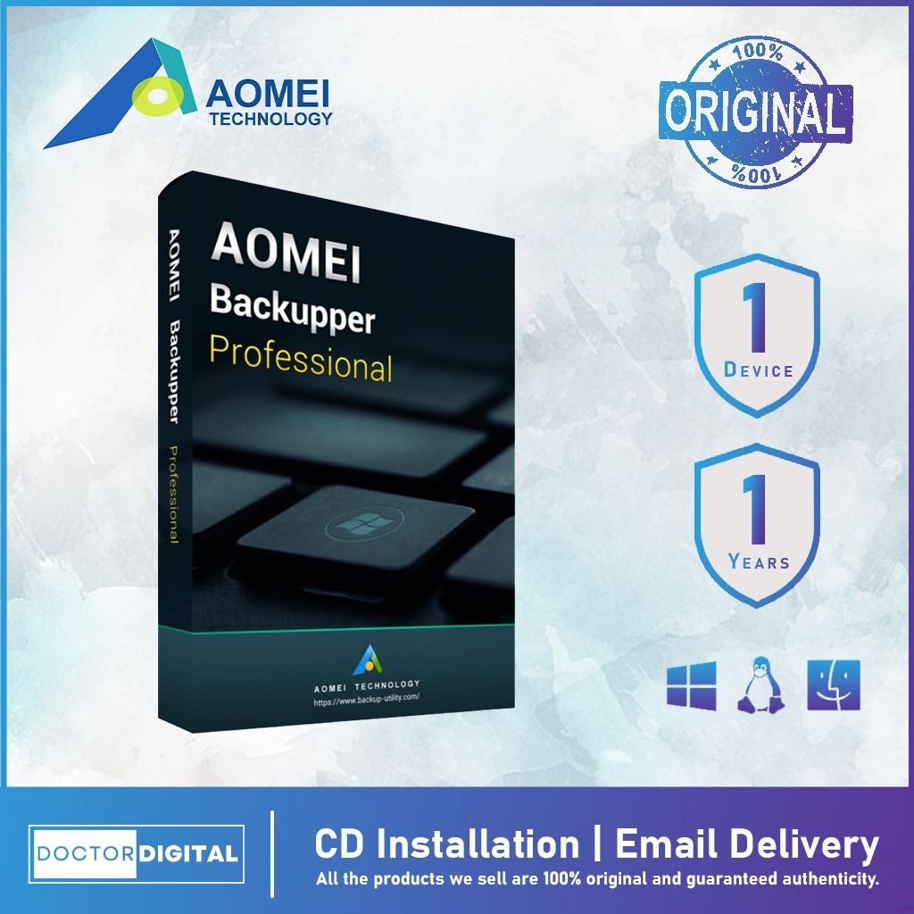 Jual Aomei Backupper Professional Edition V Full Version