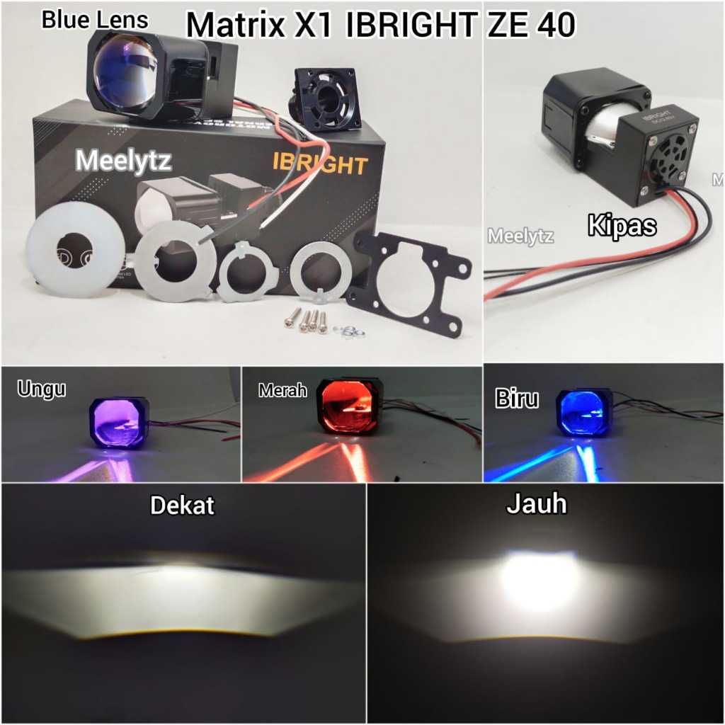 Jual Projector Biled Matrix X Plus Devil Ibright Inc Jauh Dekat