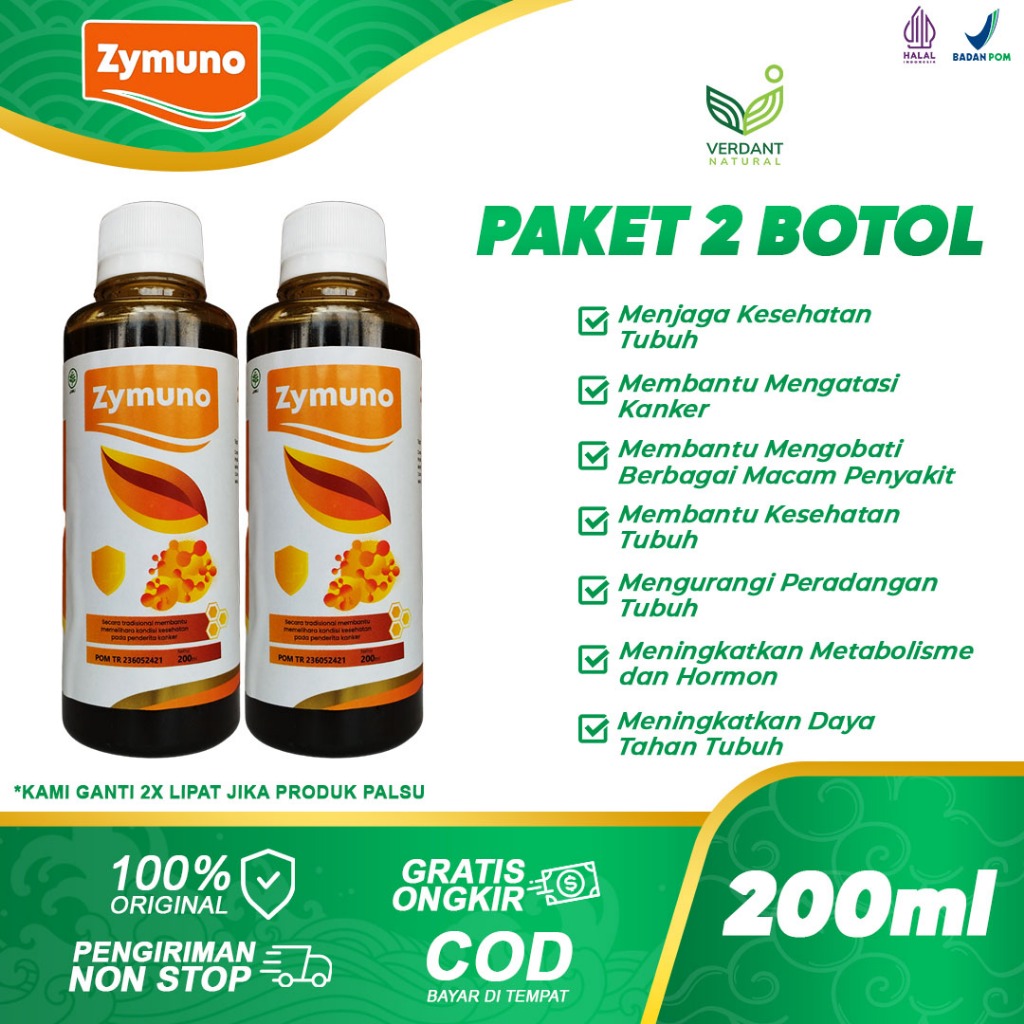 Jual Zymuno Botol Grosir Madu Herbal Atasi Benjolan Penyebab Kanker