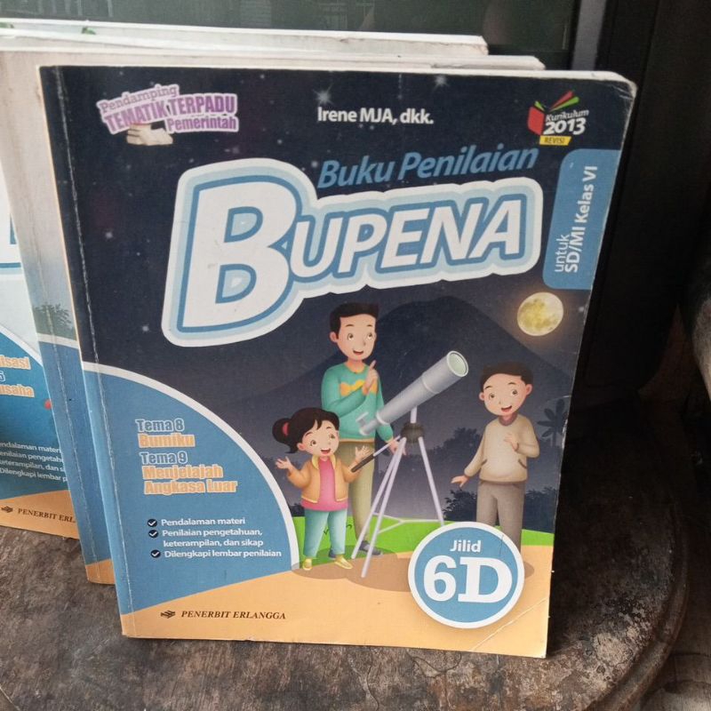 Jual BUKU BUPENA KELAS 6 JILID 6D PENERBIT ERLANGGA Shopee Indonesia