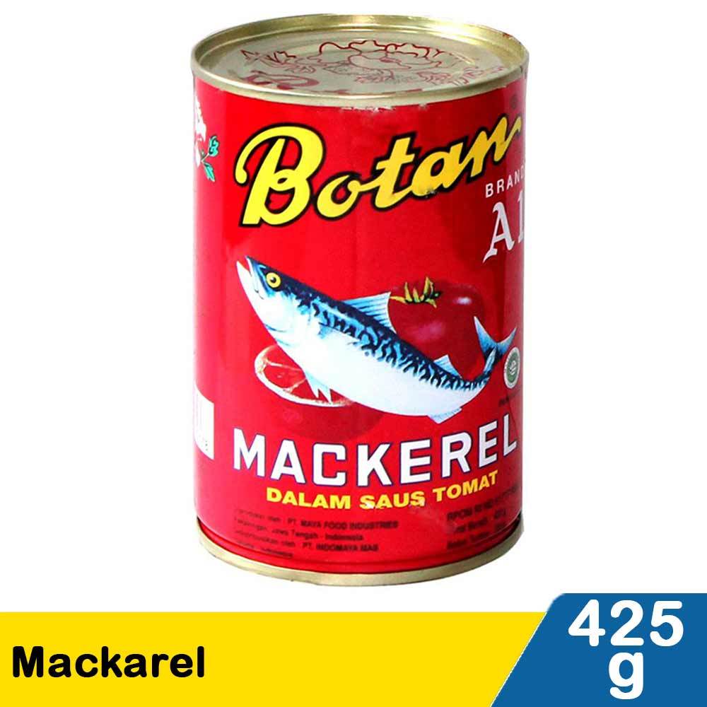 Jual Botan Mackarel G Dan Sardines In Tomato Sauce G Shopee