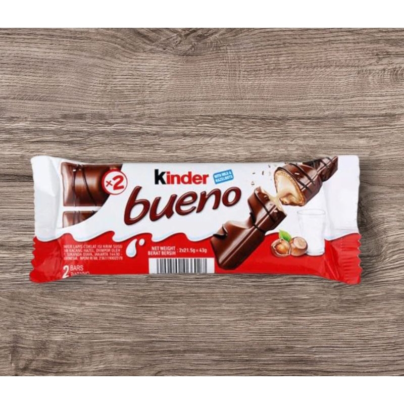 Jual Kinder Bueno Gr Ferrero Wafer Cokelat Cream Susu Hazelnut Pcs