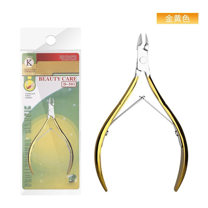 Jual Cuticle Nipper Solingen GOLD Gunting Tang Kutikula Kuku Manicure