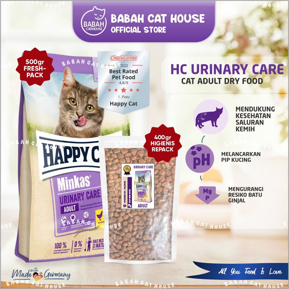 Jual Happy Cat Minkas Urinary Care Gr Dry Food Happycat Makanan