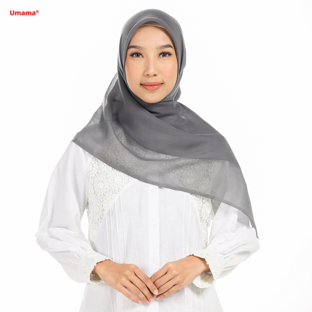 Jual Paris Ori Umama Scarf Kerudung Polos Jilbab Segi Empat Hijab Daily