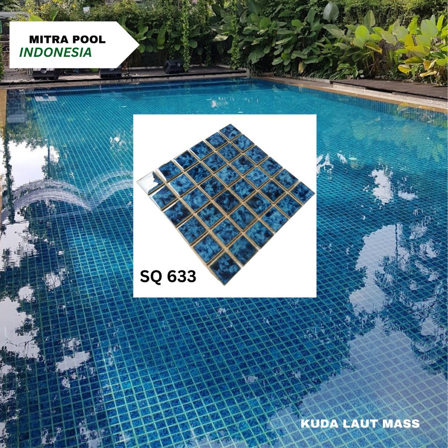 Jual Keramik Mosaic Sq Mozaik Kolam Renang Supreme Kw Shopee