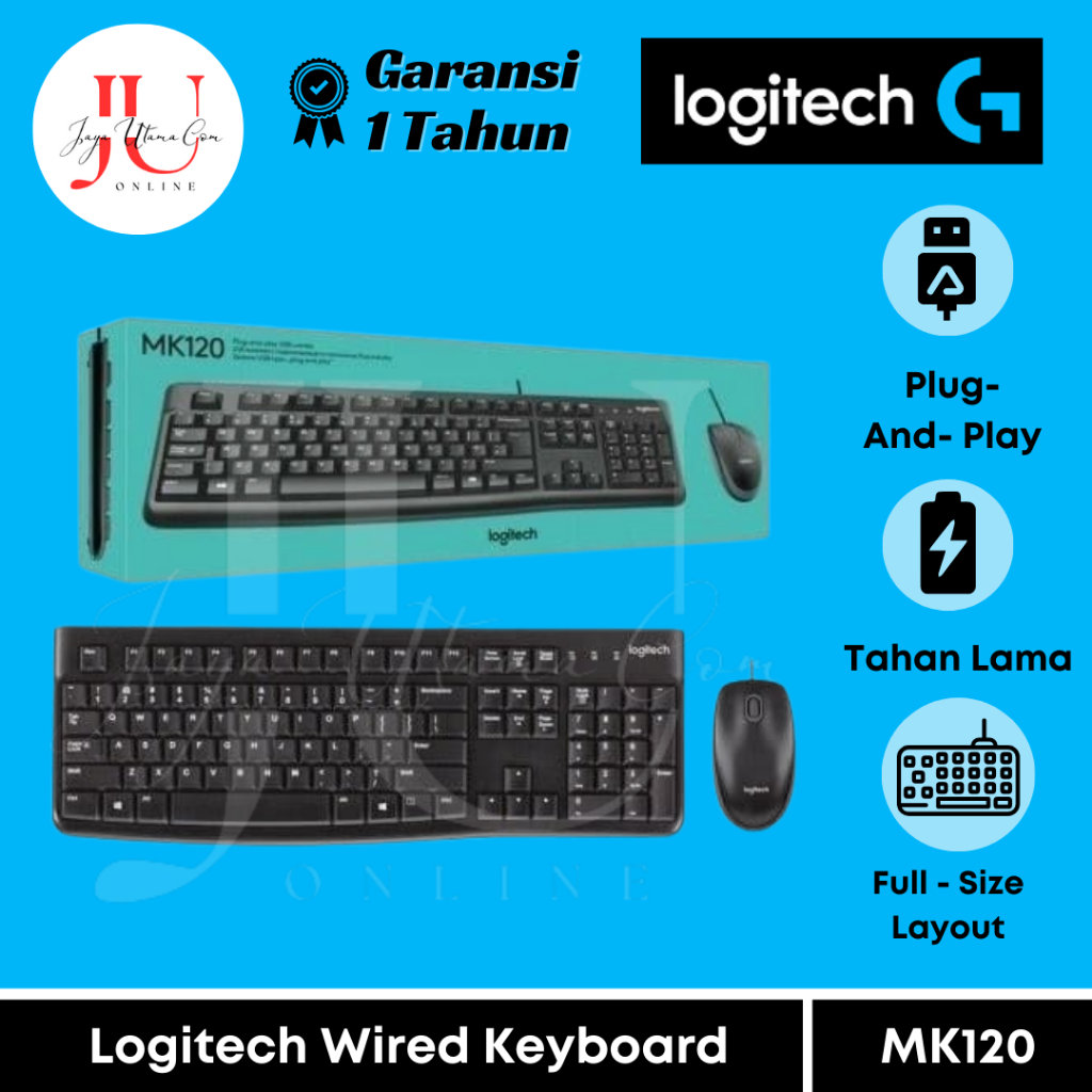 Jual Logitech Mk Keyboard Mouse Combo Original Shopee Indonesia