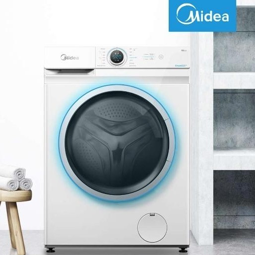 Jual Mesin Cuci Front Loading Midea Kg Mf W Shopee Indonesia