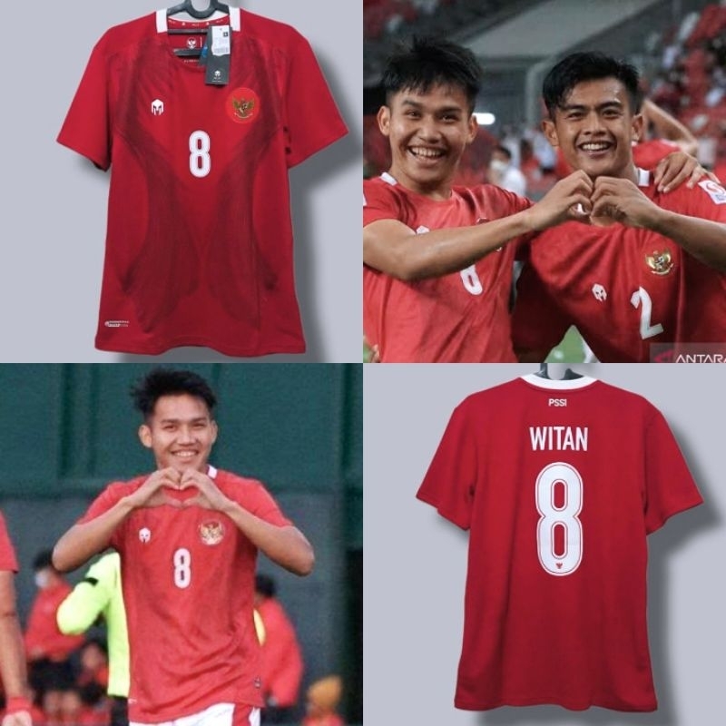 Jual Jersey Baju Bola Timnas Indonesia Home Retro Grade Ori