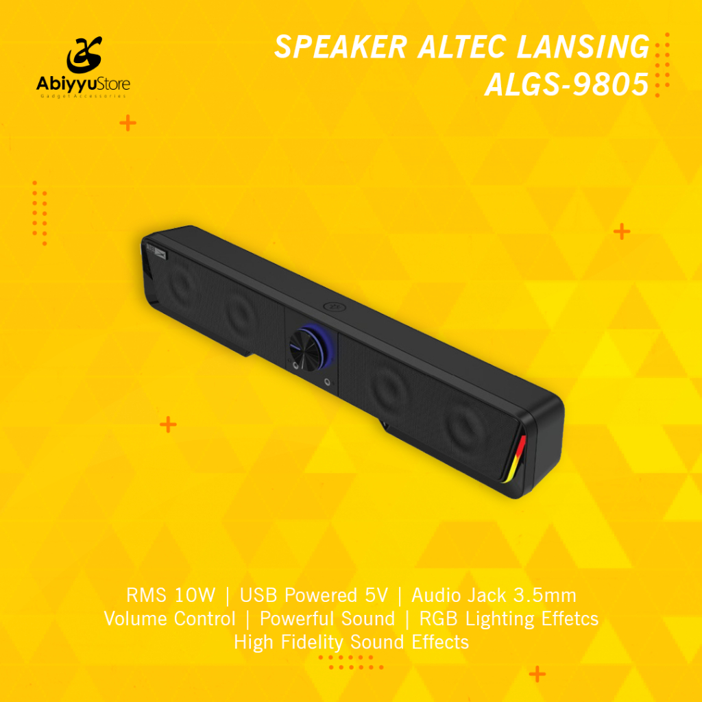 Jual Speaker Altec Lansing ALGS 9805 Gaming Soundbar Komputer PC HP