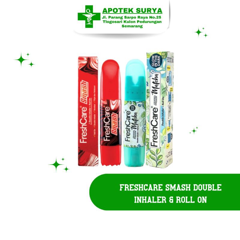 Jual FreshCare Smash Double Inhaler Roll On Apotek Surya Semarang