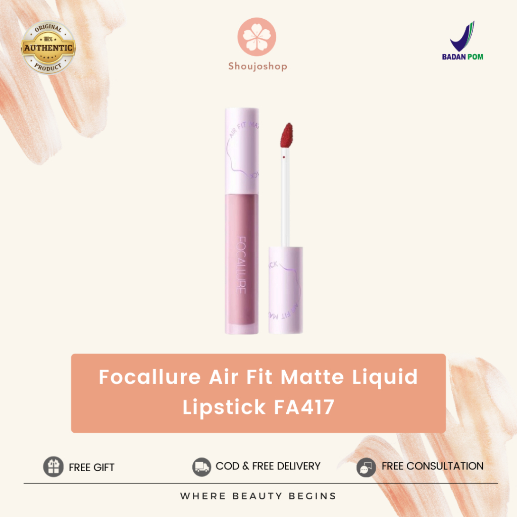 Jual Focallure Air Fit Matte Liquid Lip Matte Lipstick Fa Shopee