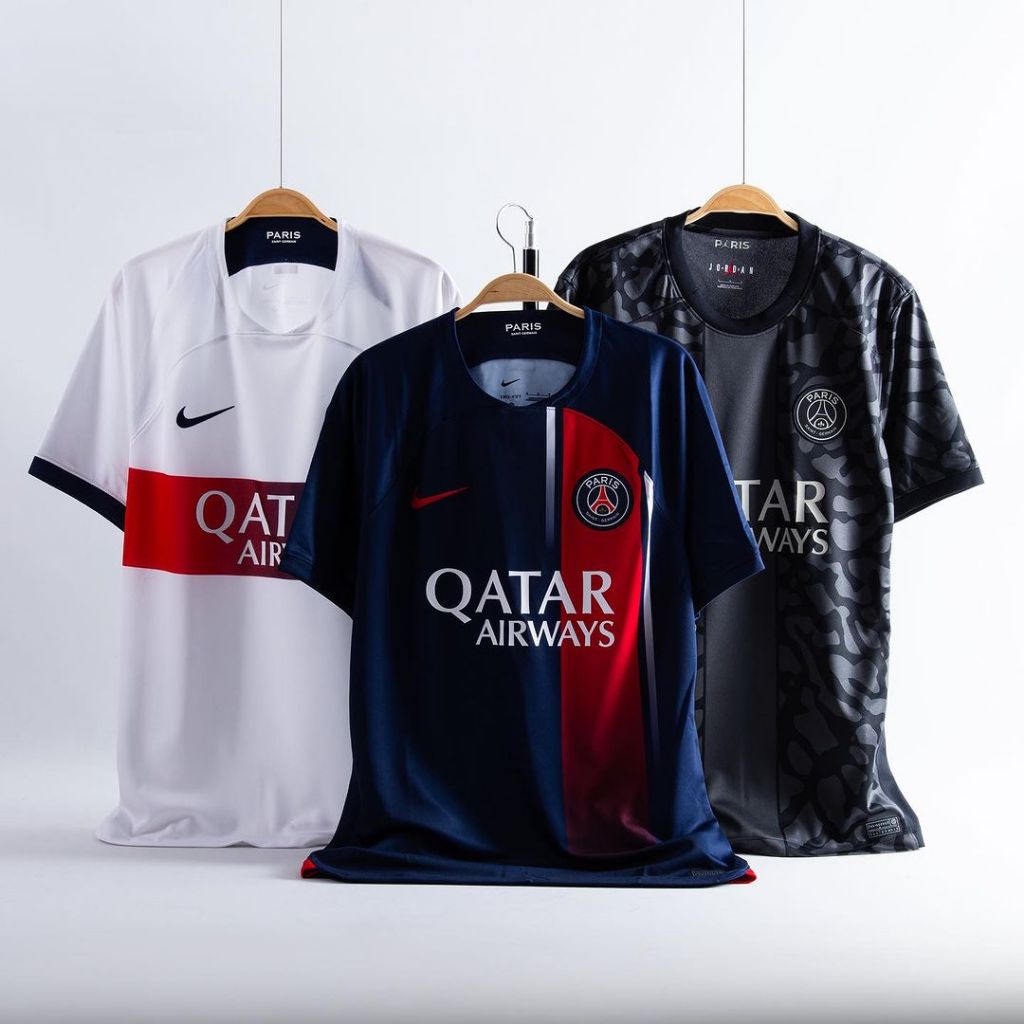 Jual JERSEY BAJU BOLA PRIA PSG HOME AWAY 3RD 2023 2024 NEW GRADE