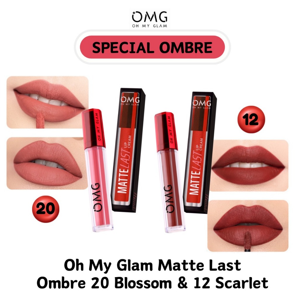 Jual WAWA PAKET OMBRE OMG LIP CREAM BUNDLING 2 PCS LIP OMG OH MY