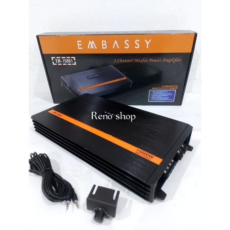 Jual POWER MONOBLOCK EMBASSY 1500 1D Class D Tenaga Super Badak