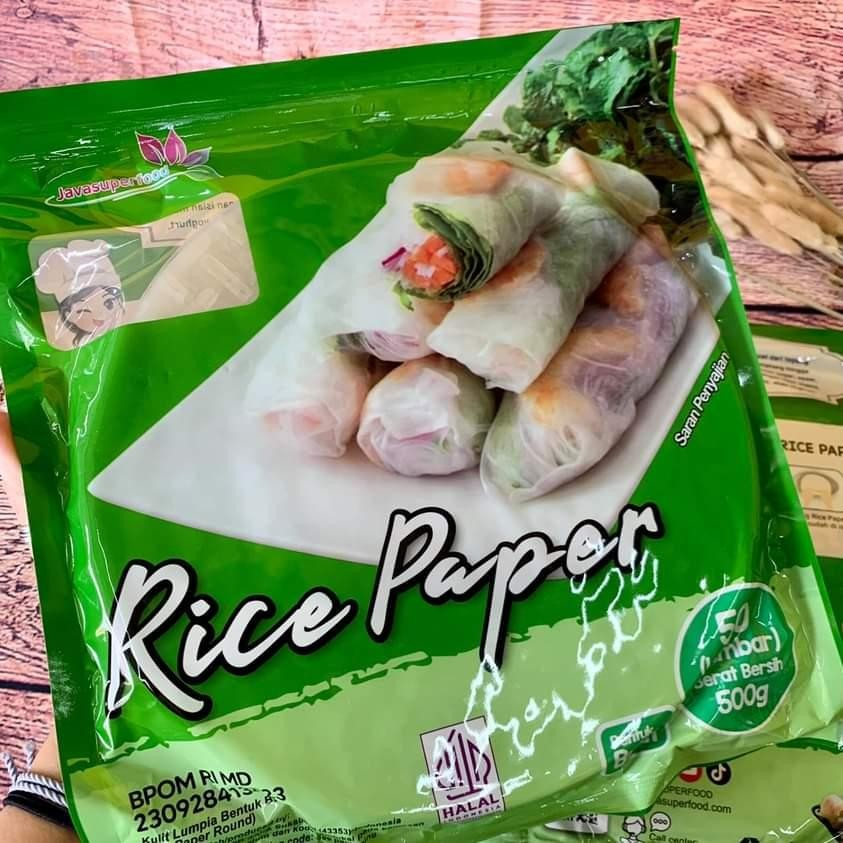 Jual Rice Paper Bulat G Isi Lembar Banh Trang Cm Kulit