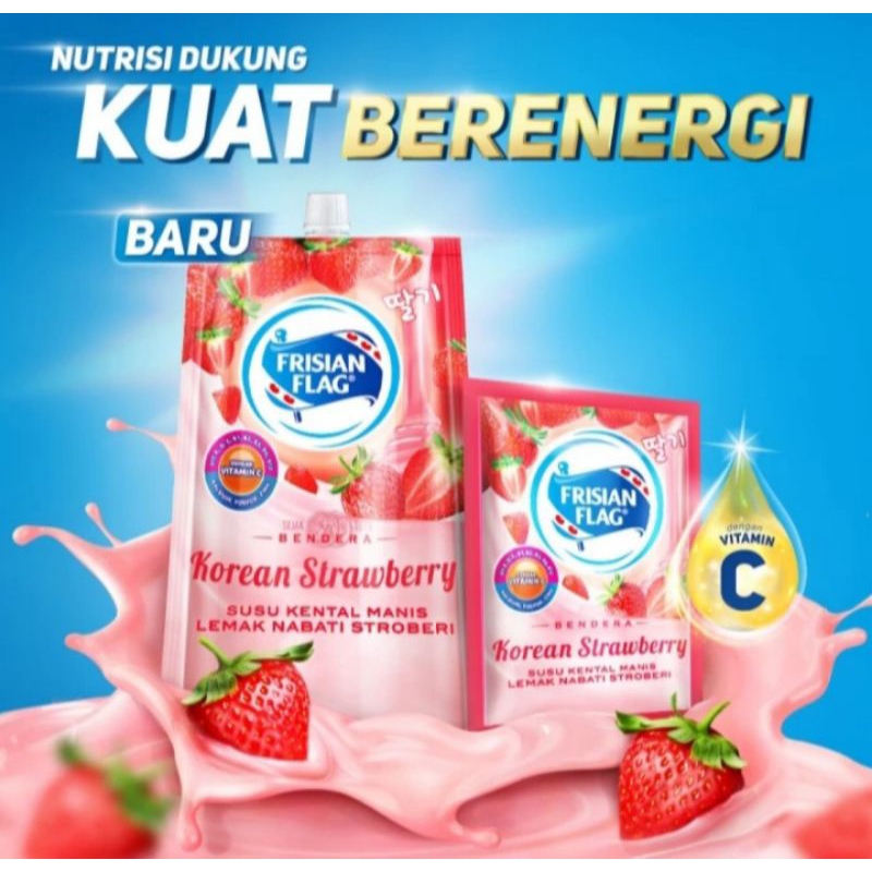 Jual Susu Frisian Flag Korean Strawberry Shopee Indonesia