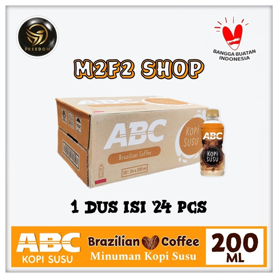 Jual Kopi Susu ABC Brazilian Coffee Botol Pet 200 Ml Kemasan Karton