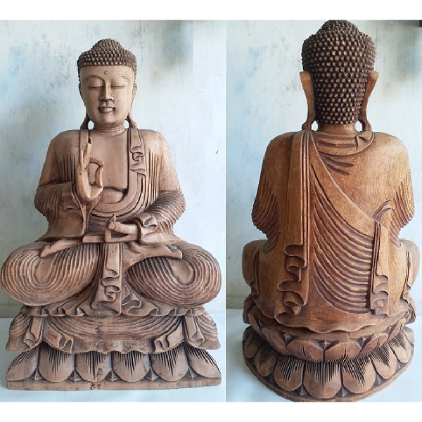 Jual Antik Patung Kayu Buddha Jumbo Size Siddharta Gautama Shopee