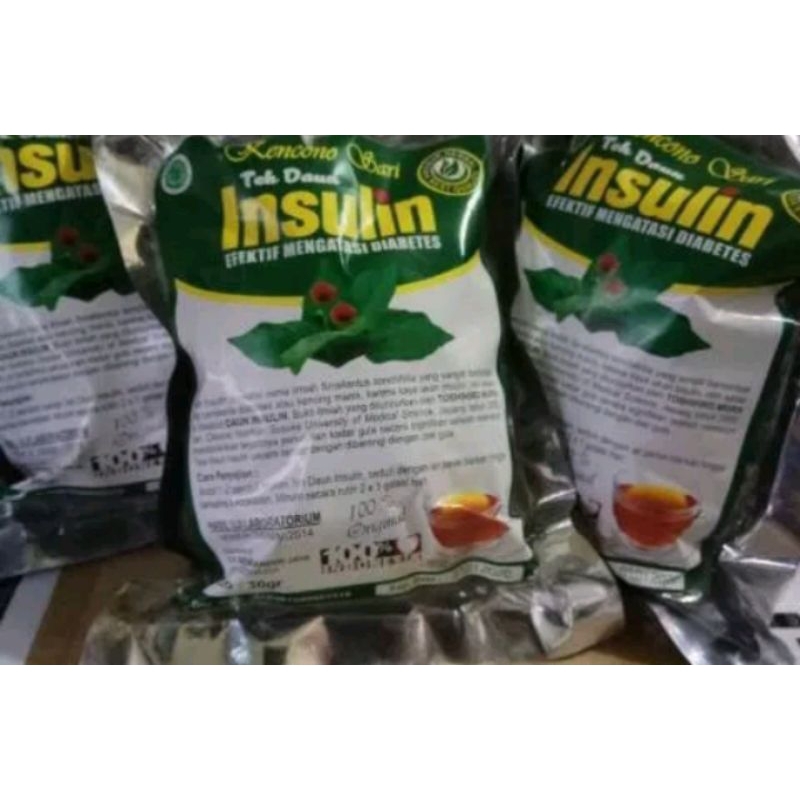 Jual Paket Teh Daun Insulin Obat Diabetes Teh Daun Insulin Shopee