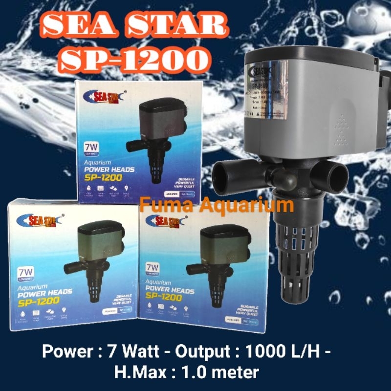 Jual POWER HEAD GINGA 1200 DAN SEA STAR 1200 POMPA CELUP FILTER