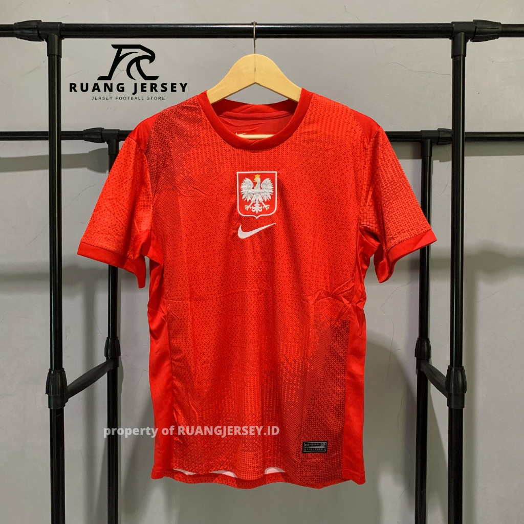 Jual Jersey Sepak Bola Polandia Away Euro 2024 Pria Dewasa Shopee