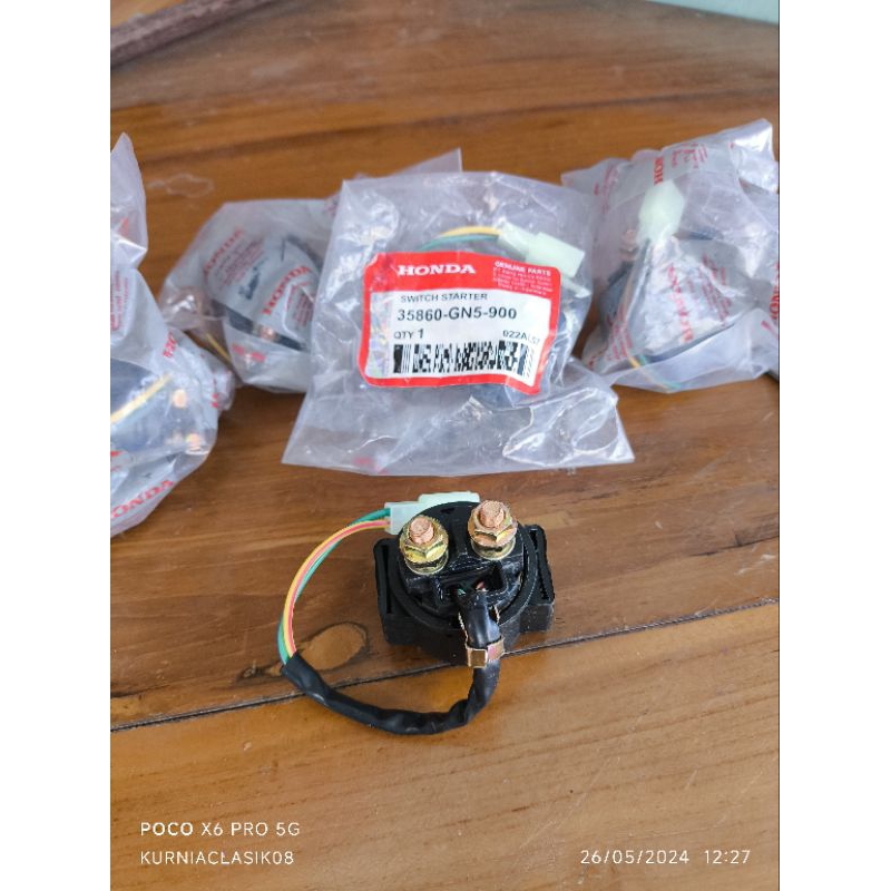 Jual BENDIK SWITCH STATER GN5 RELAY STATER TIGER GRAND SUPRA X REVO