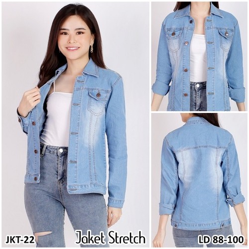 Jual Cuci Gudang Jaket Jeans Polos Pria Wanita Denim Jaket Wanita