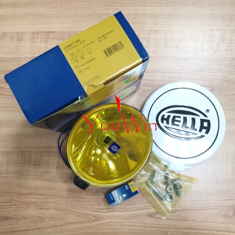 Jual Lampu Sorot Kabut Fog Lamp Hella Comet Kuning Original