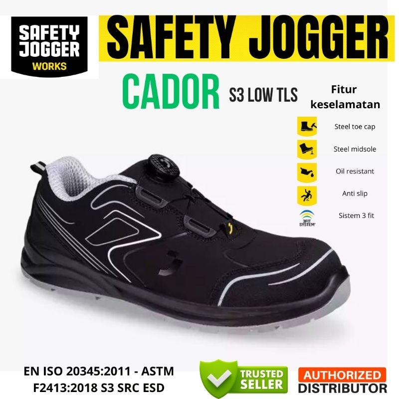 Jual Sepatu Safety Jogger Cador Low Tls S3 Shopee Indonesia