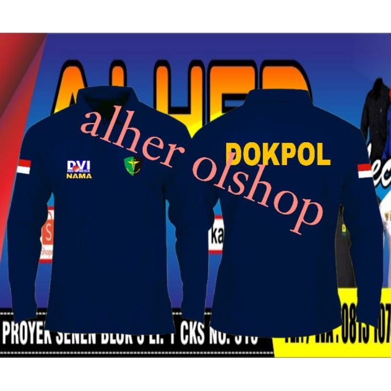 Jual Kaos Dokpol Kaos Dokter Polisi Kaos Polo Shirt Dokpol Baju Dokpol