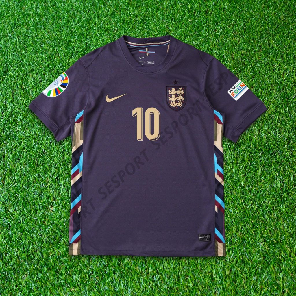 Jual JERSEY INGGRIS AWAY EURO 2024 BAJU BOLA ENGLAND PUTIH PIALA EROPA