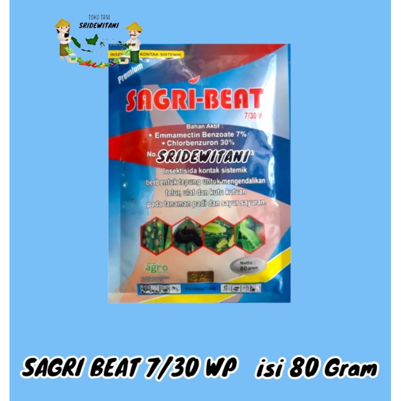 Jual Sagri Beat Wp Isi Gram Insektisida Pembasmi Hama Ulat