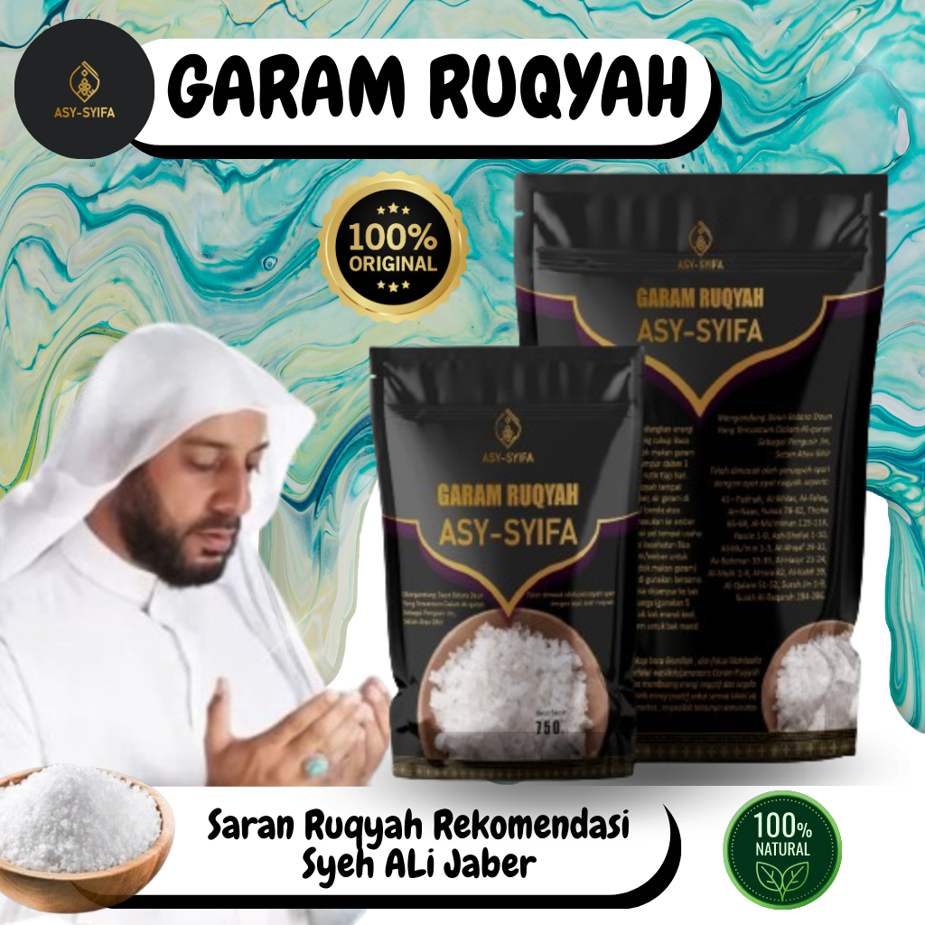 Jual Garam Ruqyah Bidara Daun Kelor Asysyifa Original Mengatasi