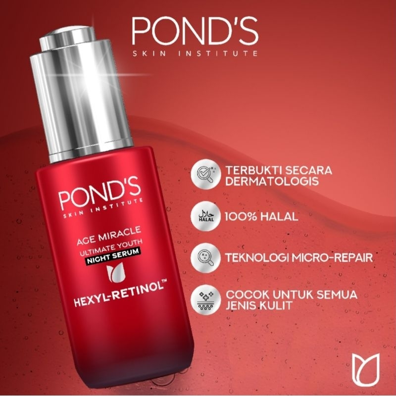 Jual Ponds Age Miracle Ultimate Youth Retinol Niacinamide Anti Aging