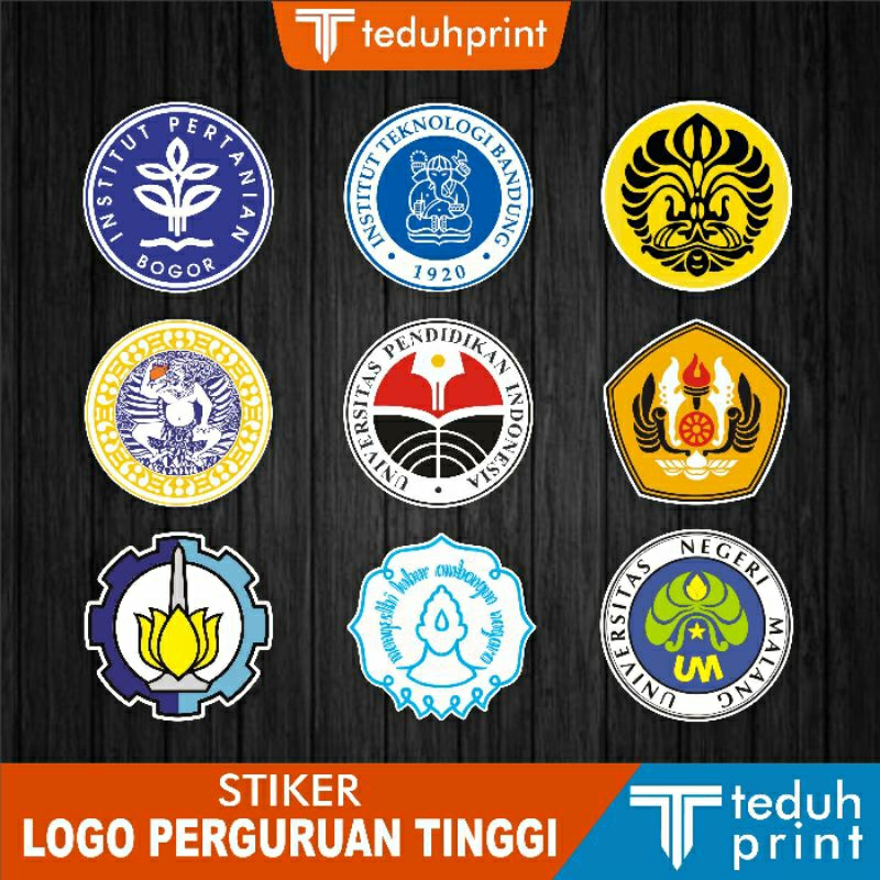 Jual Sticker Stiker Kampus Universitas Ipb Itb Ui Unair Upi Unpad Its