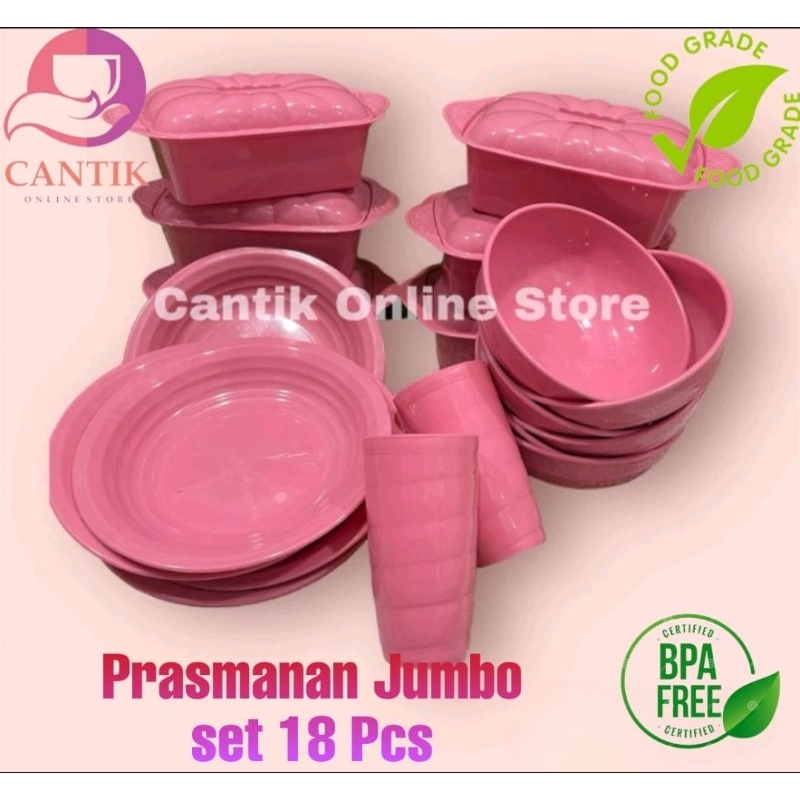 Jual Prasmanan Set Jumbo Isi Pcs Basi Segi Piring Mangkok