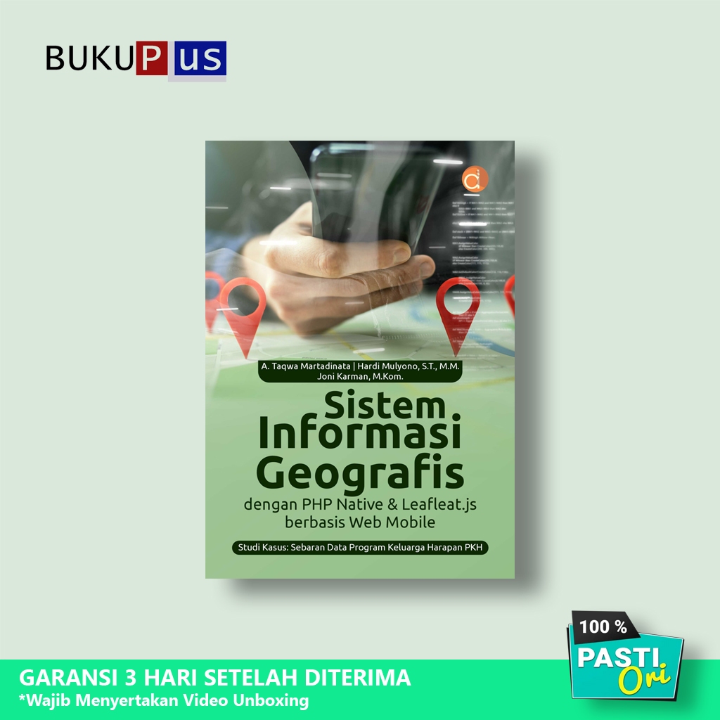 Jual Buku Sistem Informasi Geografis Dengan Php Native Leafleat Js