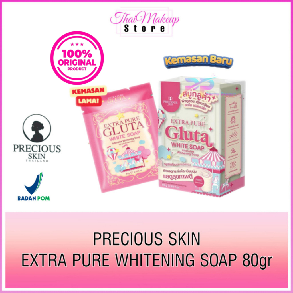 Jual Precious Skin Thailand Extra Pure Gluta Whitening Body Face Soap