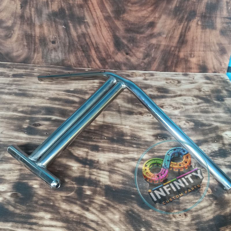 Jual Stang Chopper Custom T Bar Tinggi Chrome Shopee Indonesia