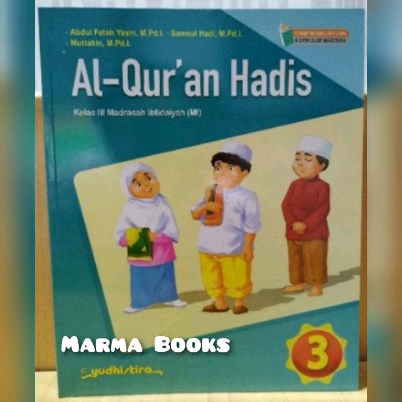 Jual Al Quran Hadis Kelas Mi Kurikulum Merdeka Yudistira Al Quran