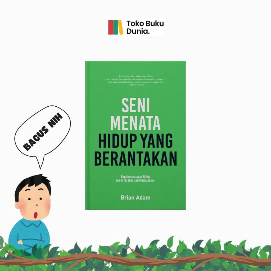 Jual Buku Seni Mengatasi Hidup Yang Berantakan Brian Adam Shopee