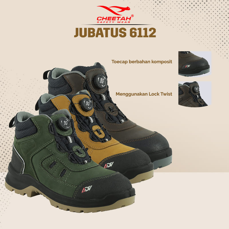 Jual Bigowner Sepatu Safety Cheetah Adv Jubatus K Sand G Forest