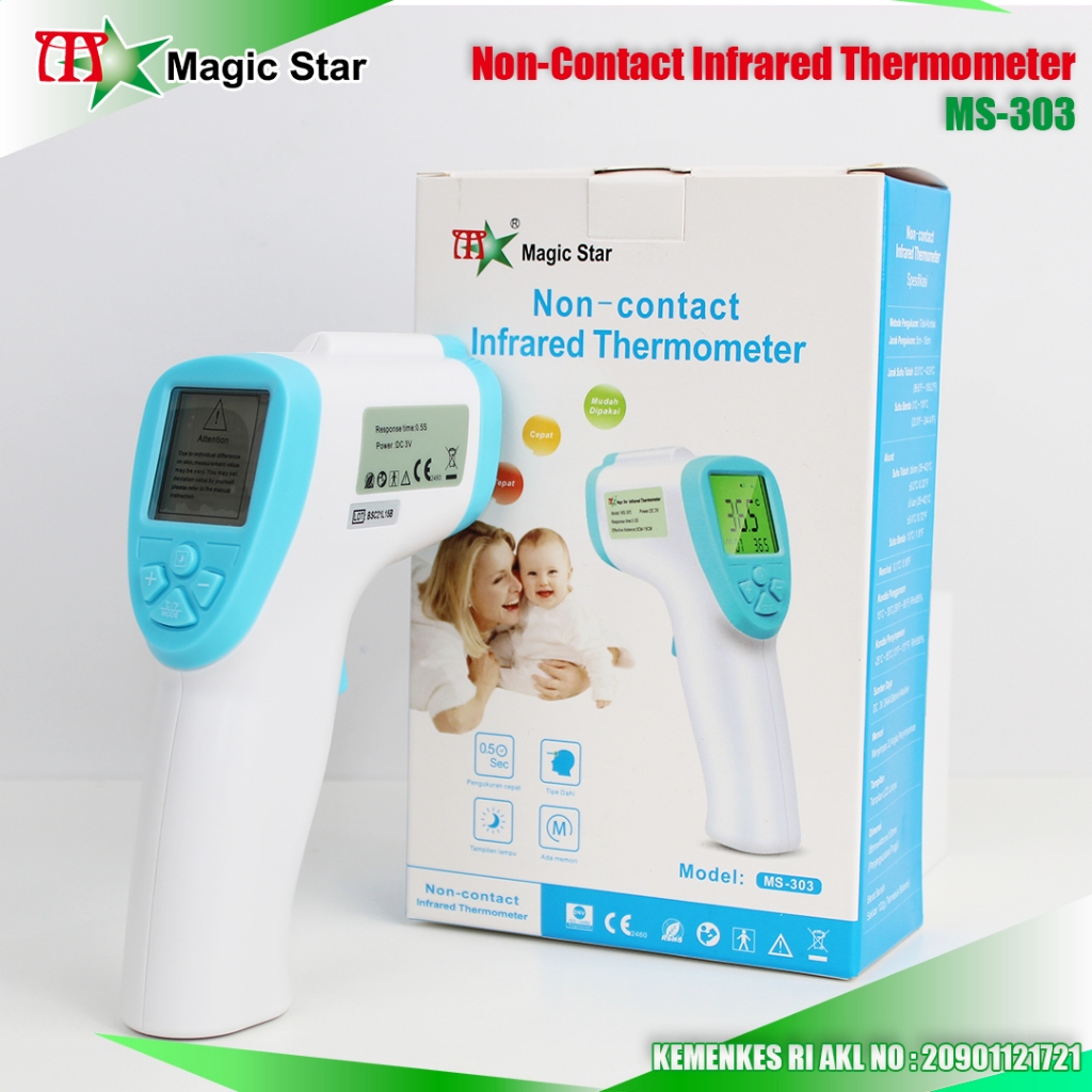 Jual Thermometer Tembak Infrared Magic Star Ms Non Contact