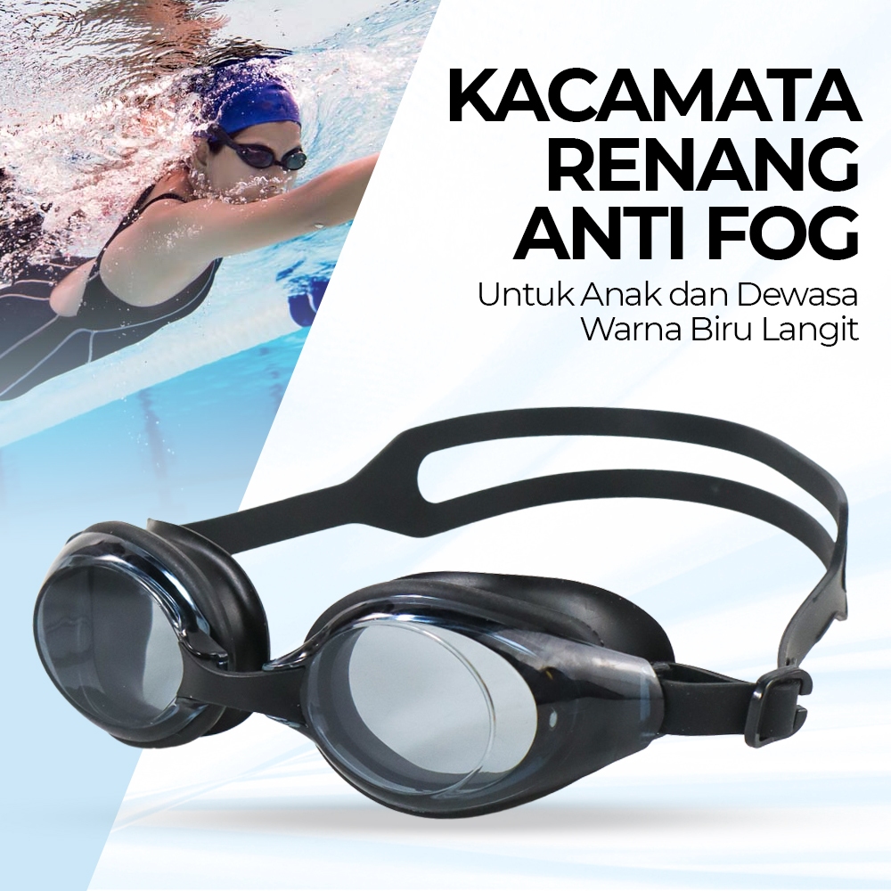 Jual Taffsport Kacamata Renang Remaja Dewasa Anti Fog Uv Protection