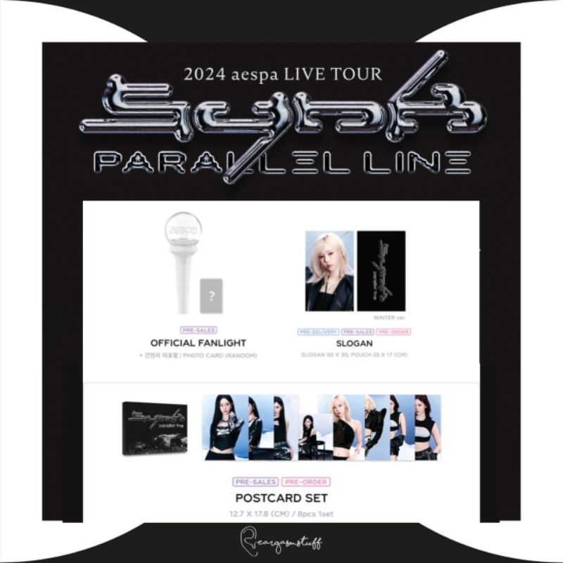 Jual PLSN AESPA X LIVE TOUR SYNK PARALLEL LINE OFFICIAL MD